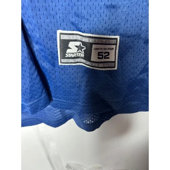 Vintage Starter New England Patriots Drew Bledsoe 11 Jersey Blue Mens XL 52